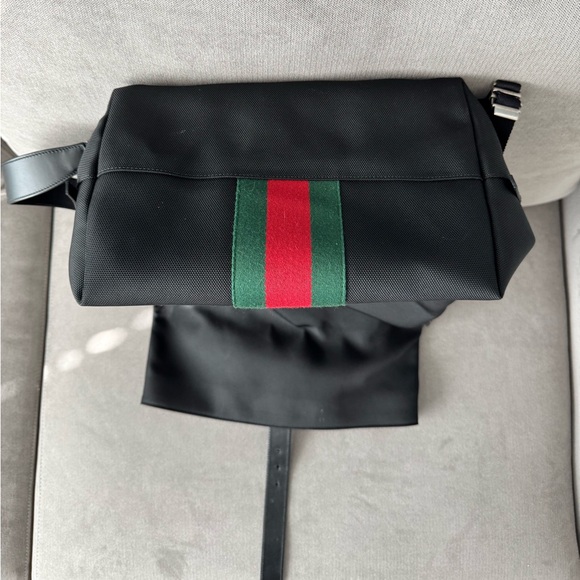 Gucci Techno Black Canvas Backpack - Picture 5 of 10